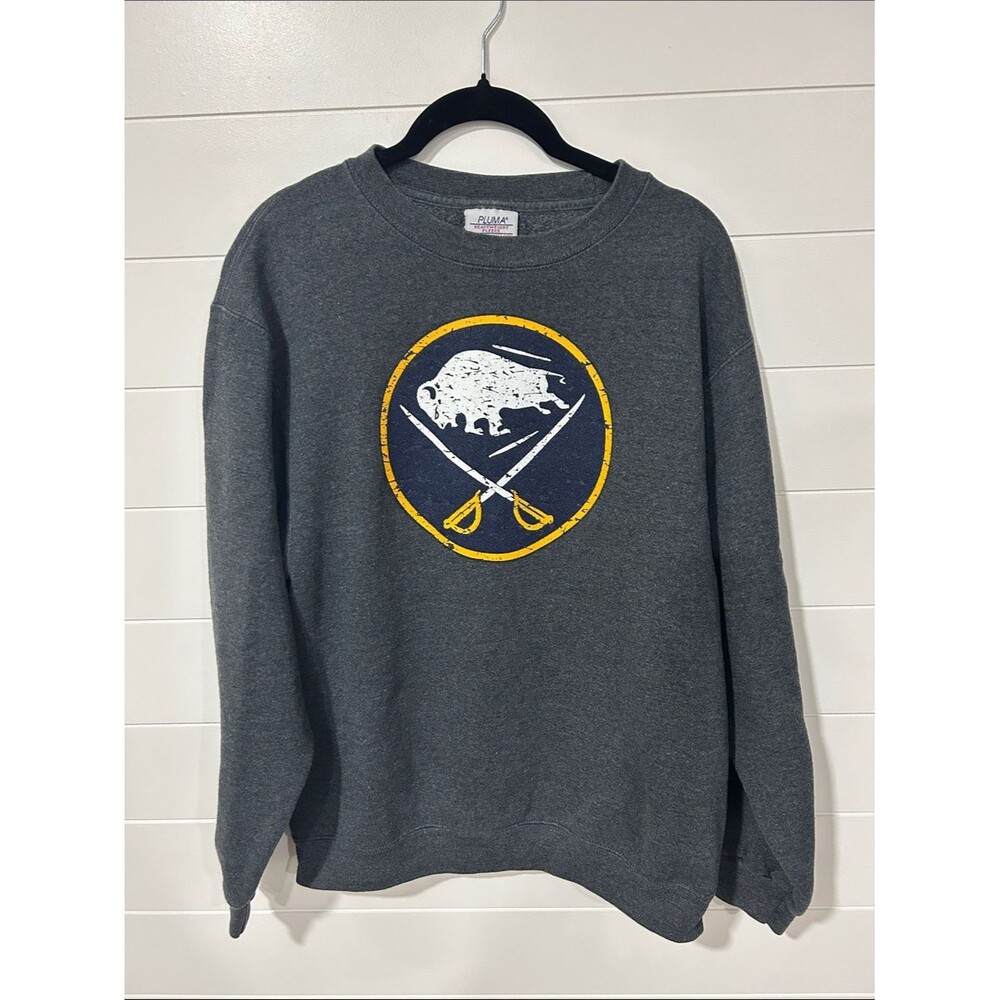 Charcoal Crewneck Buffalo Sabres Sweatshirt